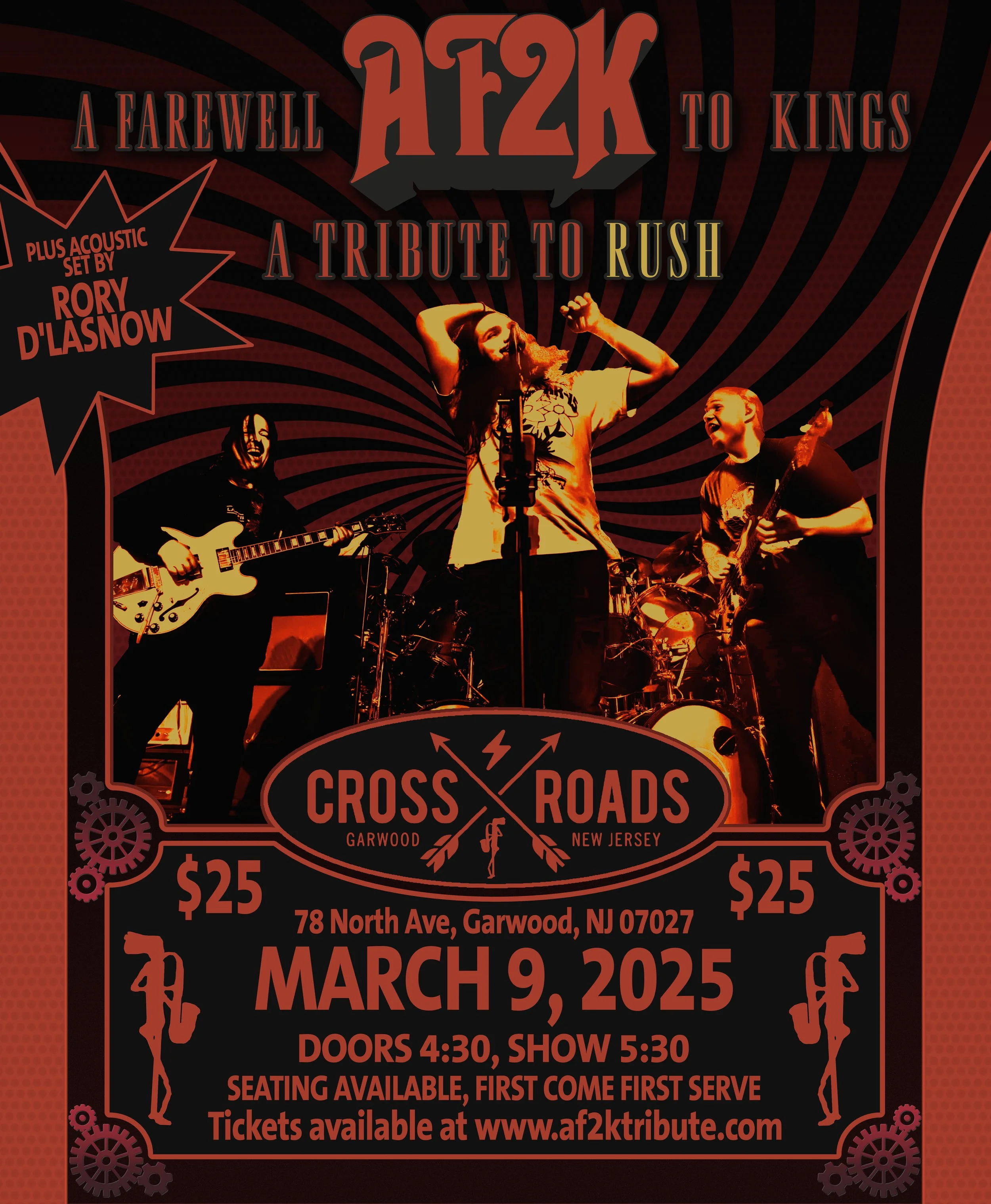 LIVE SHOWS — A Farewell To Kings (AF2K) - Rush Tribute